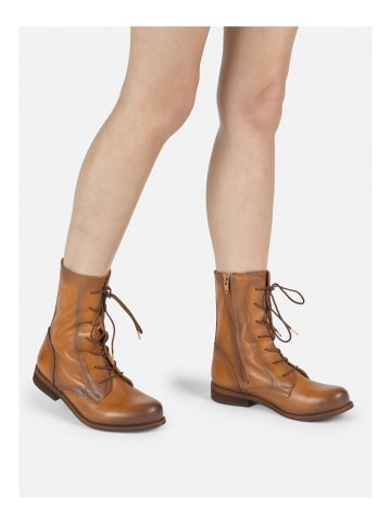 Felmini Wide Fit Stiefelette in Mittelbraun