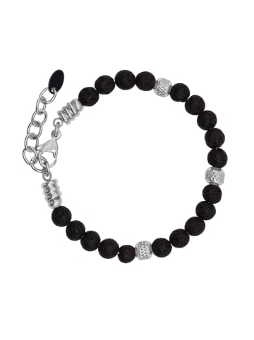 Steel_Art Herrenarmband Silvan silberfarben poliert in silberfarben poliert