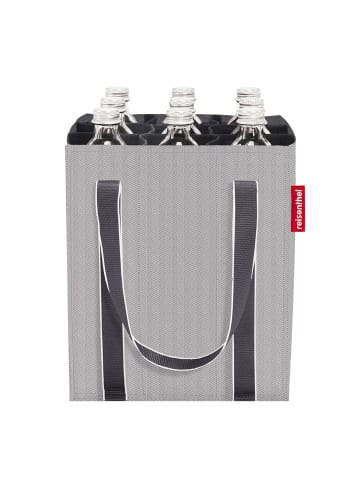 Reisenthel Flaschentasche 24 cm in herringbone grey