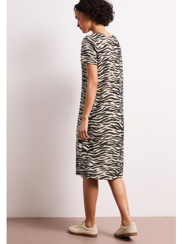 Street One Kleid in ecru schoko - 0001
