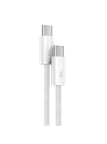 Wisam® Baseus USB-C / USB-C 100W 1m Schnellladekabel Weiß