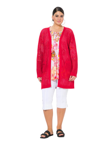 Ulla Popken Strickjacke in lychee