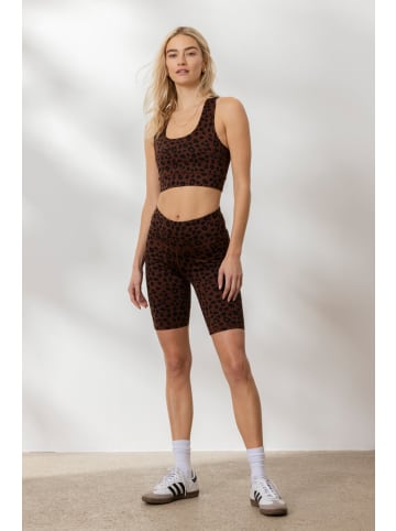 Hey Honey Kurze Leggings in Leo Chocolate