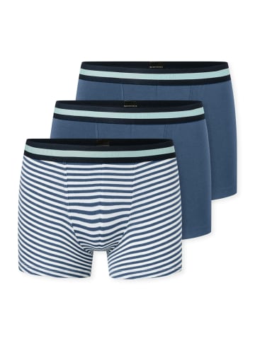 Schiesser Trunk 955 in mehrfarbig, blau, hellblau