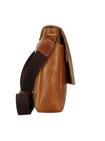 Greenburry Messenger Leder 35 cm in caramel