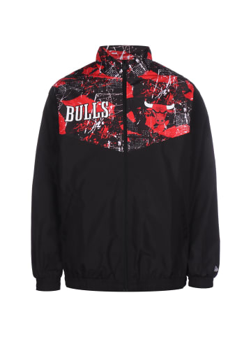 NEW ERA Trainingsjacke AOP Panel in schwarz / rot