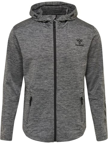 Hummel Hummel Zip Kapuzenpullover Hmlaston Yoga Herren in DARK GREY MELANGE