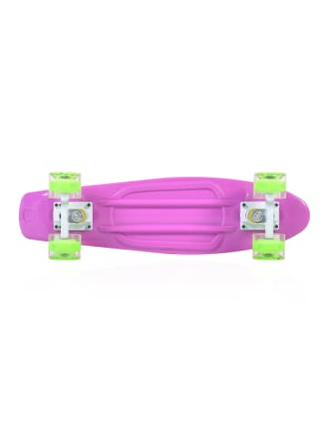 Byox Kinder Skateboard Spice LED in rosa