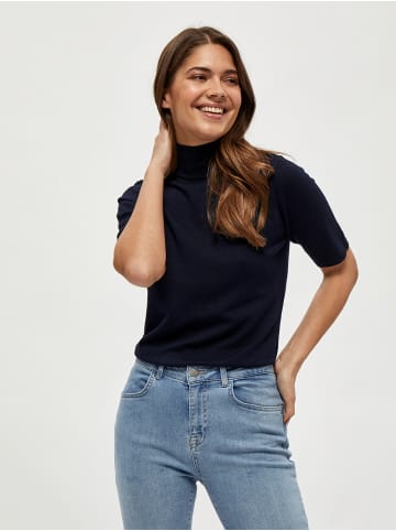 minus T-Shirt in Black Iris Solid