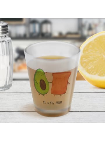 Mr. & Mrs. Panda Schnapsglas Avocado Toast ohne Spruch in Transparent