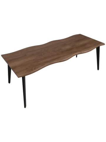 MCW Esszimmertisch O60 ausziehbar 160-220cm, Helle Eiche-Optik