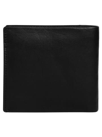 Bruno Banani Geldbörse (Herren) Querformat echt Leder in schwarz