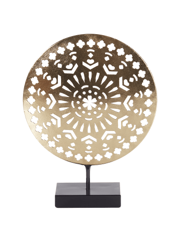 Beliani Dekofigur SESIMBRA in Gold - (W) 25 x (H) 33 x (L) 8 cm