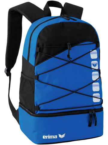 erima No Gender Club 5 Multifunktionsrucksack mit Bodenfach in new royal/schwarz