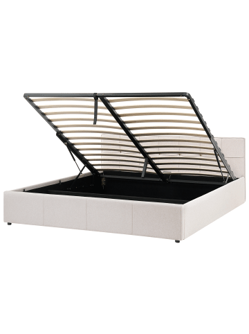 Beliani 2-tlg Doppelbett LAURESSES in Beige