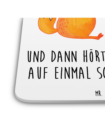 Mr. & Mrs. Panda Gläseruntersetzer Füchse Liebe mit Spruch in Weiß