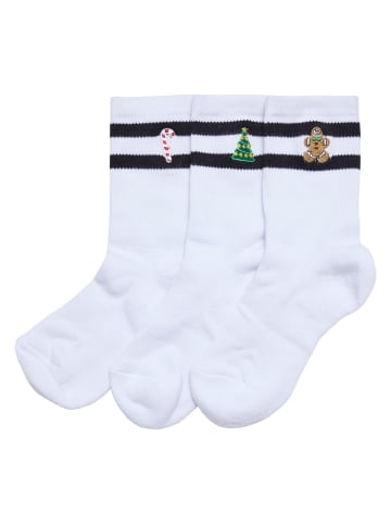 Urban Classics Socken in white/black