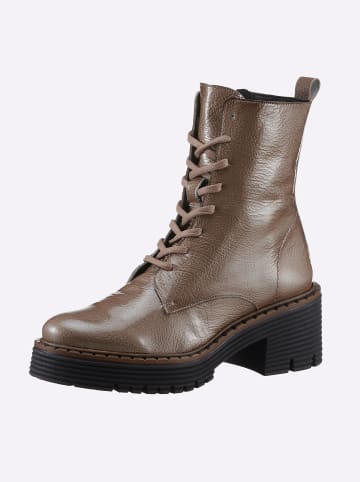 Heine Schnürstiefel in taupe