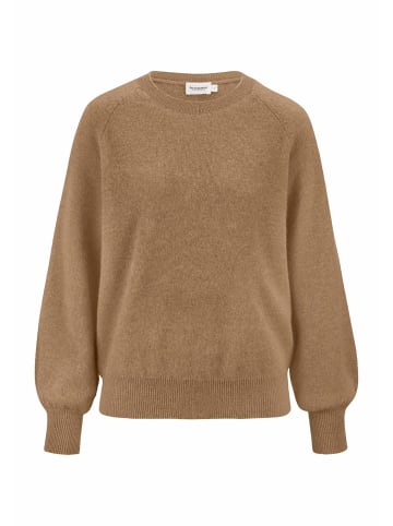 Hessnatur Pullover in camelbraun