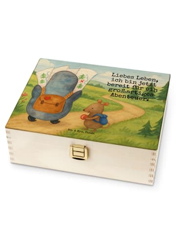 Mr. & Mrs. Panda Tee Organizer Pinguin & Maus Wanderer Design mi... in Weiß