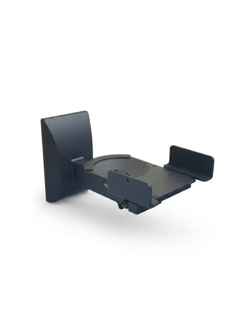 relaxdays 2 x Lautsprecher Wandhalterung in Schwarz