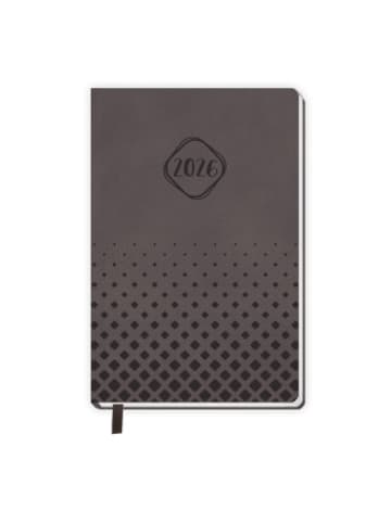 Trötsch Kalender - Trötsch Taschenkalender A7 Soft Touch Anthrazit 2026