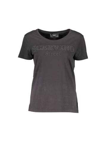 Scervino Street Schwarzes Baumwoll-T-Shirt