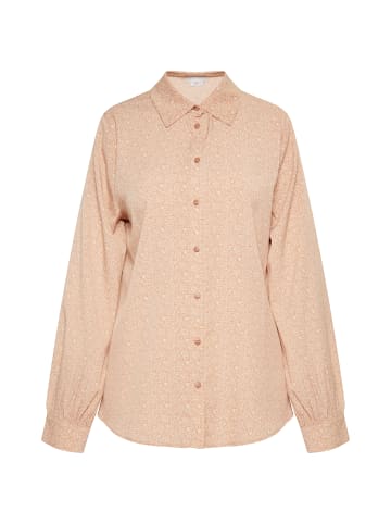 Usha Bluse in Braun Beige