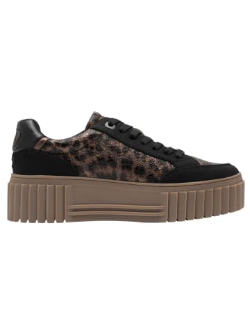 Marco Tozzi Sneaker in BLACK/LEO