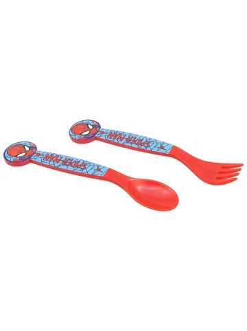 Spiderman Kinderbesteck Set 2-teilig Löffel & Gabel mit Motivgriffen