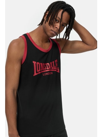 Lonsdale T-Shirt "Knockan" in Schwarz