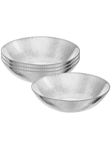 Ritzenhoff & Breker 4er Set Servierschalen Unico in Transparent ø 25 cm in transparent