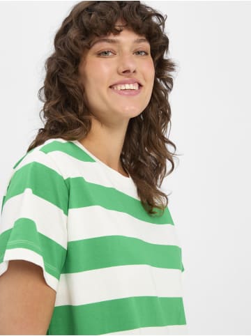 Marie Lund Kleid in gras ecru - 0002