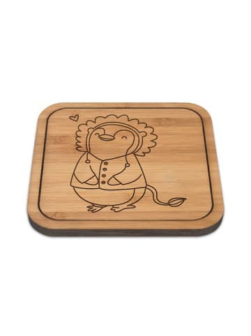 Mr. & Mrs. Panda Untersetzer Kork Löwe Astrologie ohne Spruch in Transparent