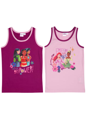 Disney 2er Pack Disney Princess Unterhemd in Mehrfarbig