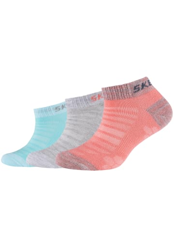 Skechers Skechers 3PPK Girls Mesh Ventilation Socks in Mehrfarbig