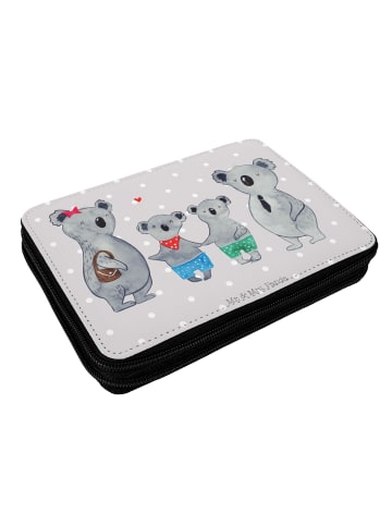 Mr. & Mrs. Panda Mäppchen Koala Familie zwei ohne Spruch in Grau Pastell