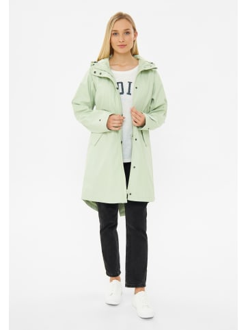 Derbe Regenjacke Traveby Friese Plain in fog green