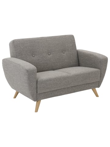 58 aufm Kessel SOFA 2-Sitzer Kazdoia Flachgewebe grau