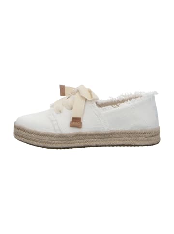 TOMS Plateau Schnürschuhe in Weiß