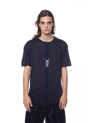 Nicolo Tonetto Blau Baumwolle Herren T-Shirt