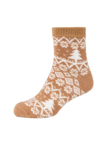 camano Kurzsocken cosy norwegian winter 2er Pack warm & cozy in Schwarz