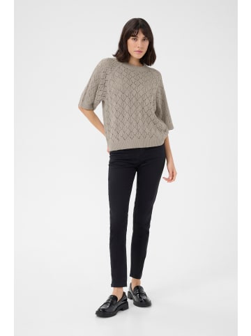 Kaffe Strickpullover KAnika Loose fit in Elephant Skin