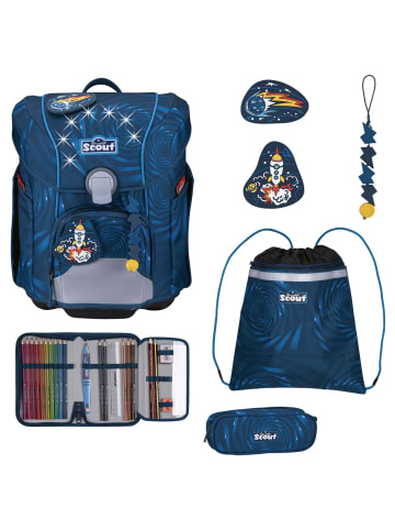Scout Micro Exklusiv LED - Schulranzen Set 4 tlg. (Rocket Rider) in Rocket Rider