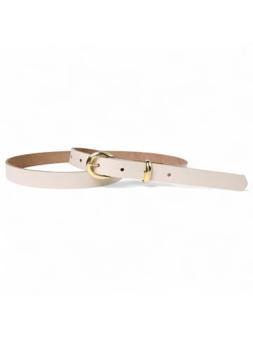 FRONHOFER Ledergürtel in Creme