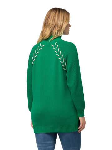 Ulla Popken Pullover in smaragdgrün