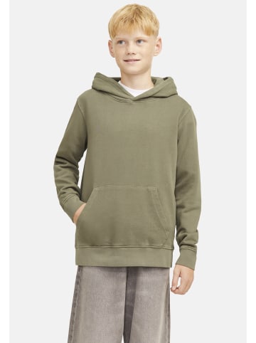 JACK & JONES Junior Hoodie 'JJECHARGE' in grau