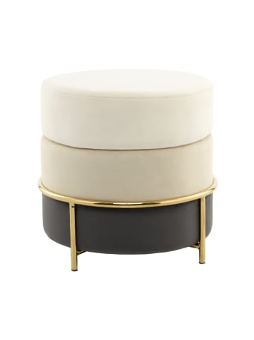 Vivorum Hocker Matilda 125 Creme in Creme