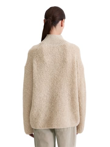 Marc O'Polo Bouclé-Pullover regular in chalky mauve melange