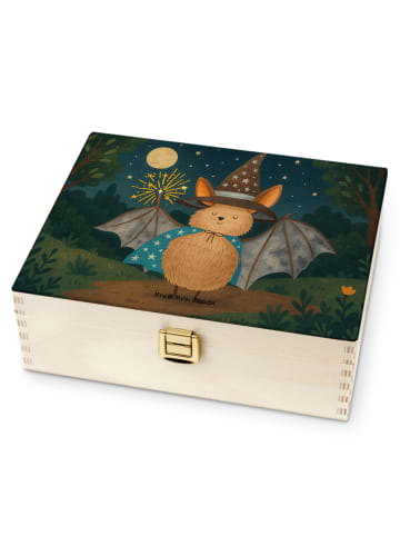 Mr. & Mrs. Panda Teebehälter Fledermaus Zauberer Design ohne Spruch in Weiß